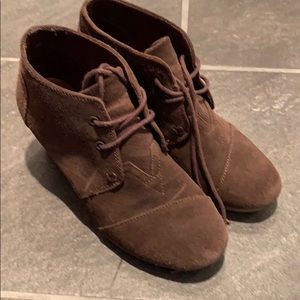 Toms Wedge Booties